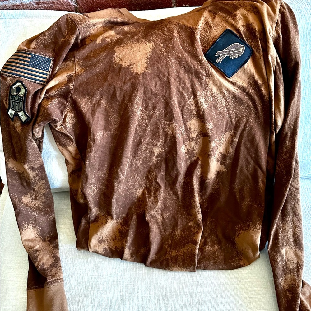 NFL Brown Nike Buffalo Bills Long sleeve tee